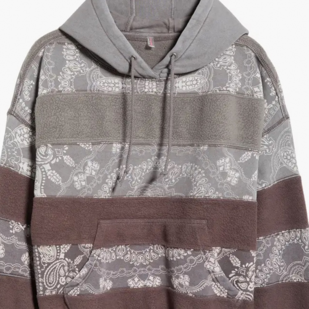 NWT Free People Final Call Bandana Hoodie sz Small